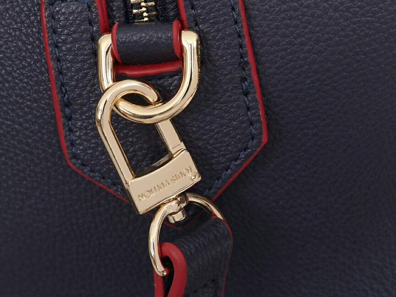 L0vis Vvtt0n Monogram Empreinte Speedy Bandouliere 25 Handbag In Navy Blue