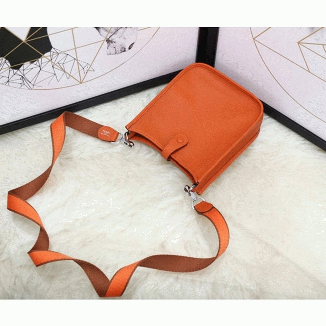 Orange Evelyne II TPM Bag Fake Luxury H**me5 Small Messenger