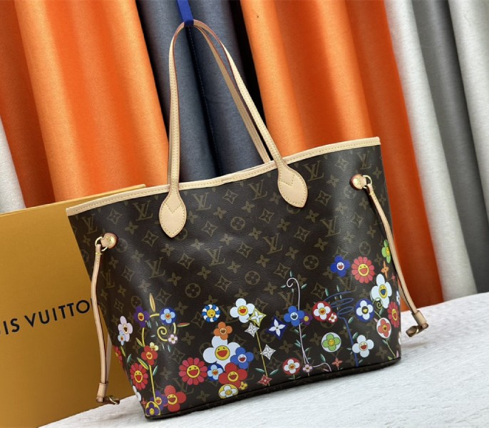 L0vis Vvtt0n X TM Monogram Canvas Neverfull MM