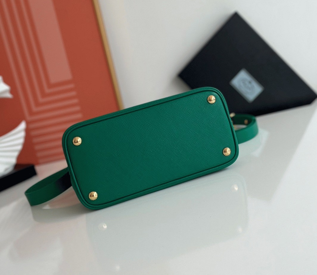 Green Pra*a Double Mini Bag Best Replica