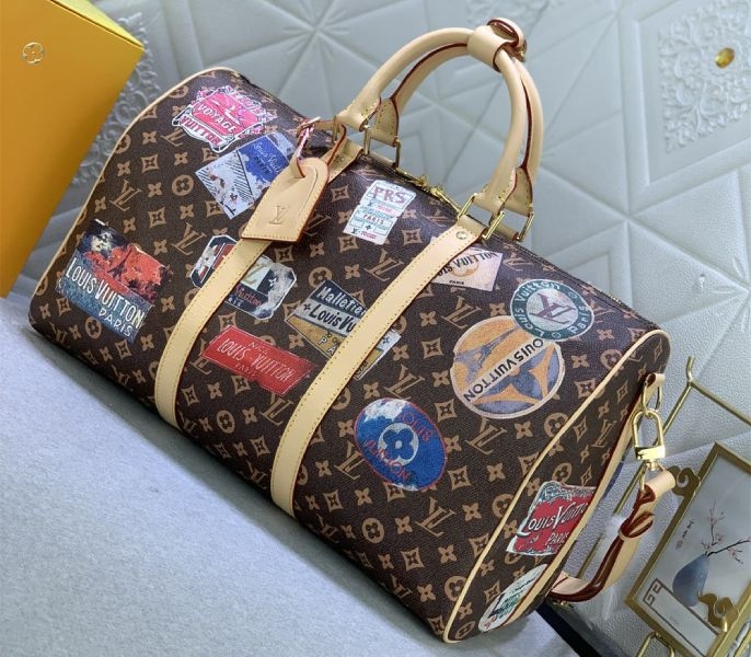 L0vis Vvtt0n Flight Mode Monogram Canvas Keepall Bandouliere 45 Travel Bag