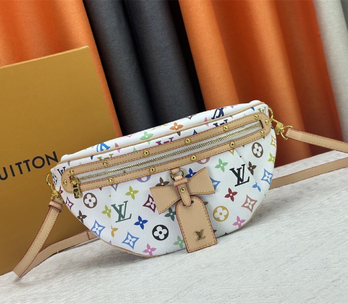 L0vis Vvtt0n X TM Multicolored High Rise In White