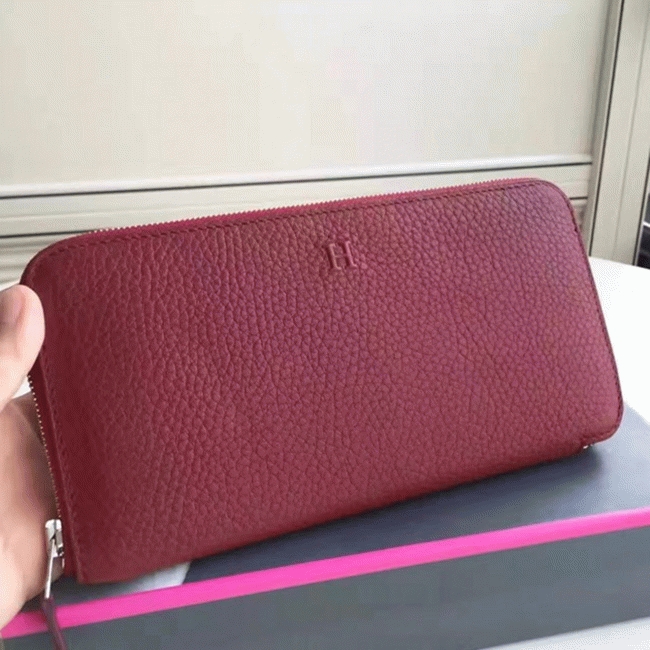 Ruby Designer Knockoff H**me5 Wallet Azap Zipped