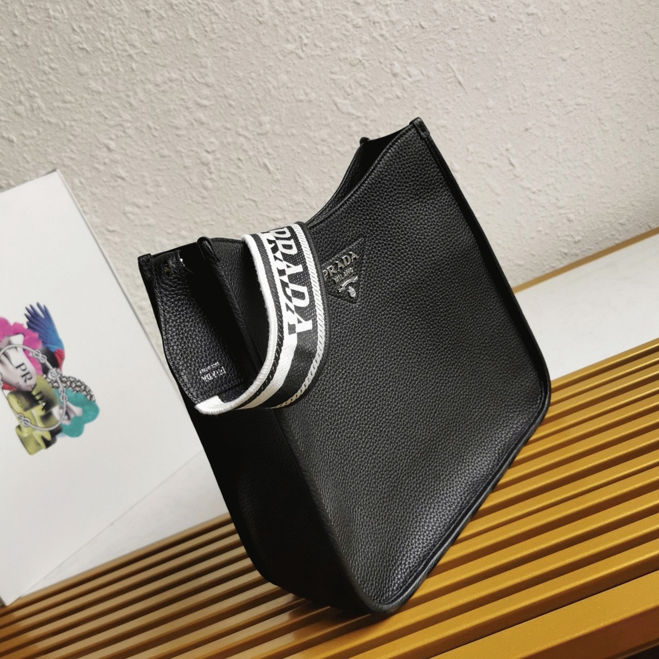 Pra*a Hobo Bag Best Replica in Black