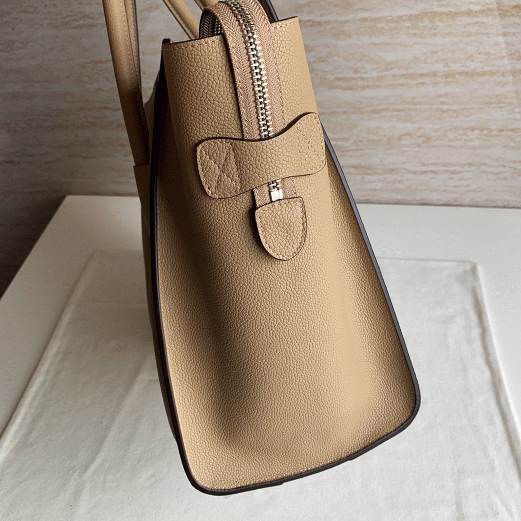 Ce1i*e Mini Luggage Tote Bag Replica in Dune