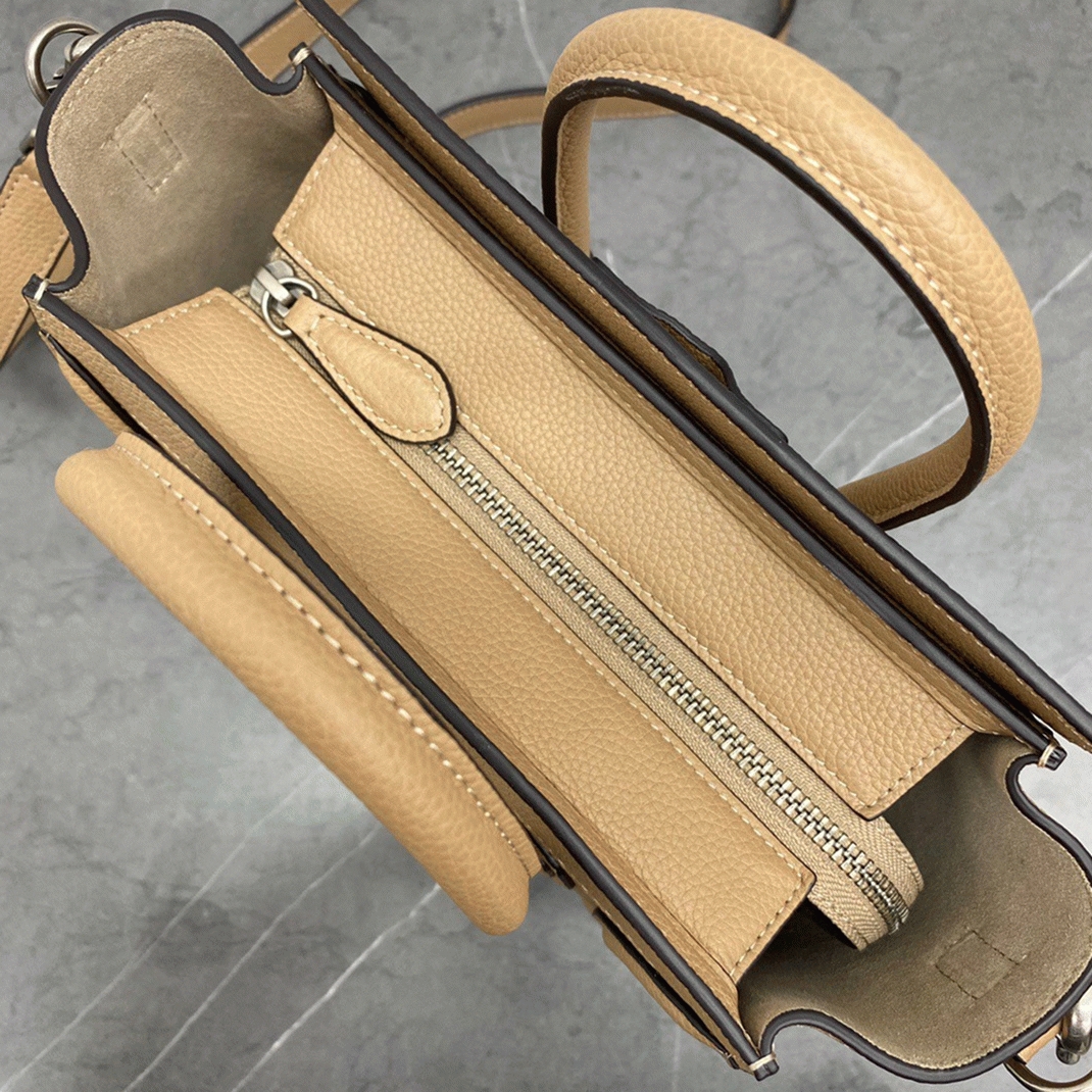 Ce1i*e Nano Luggage Tote Bag Knockoff in Dune
