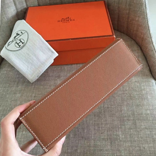 H**me5 Gold Epsom High Quality Replica Kelly Pochette Elegant Clutch