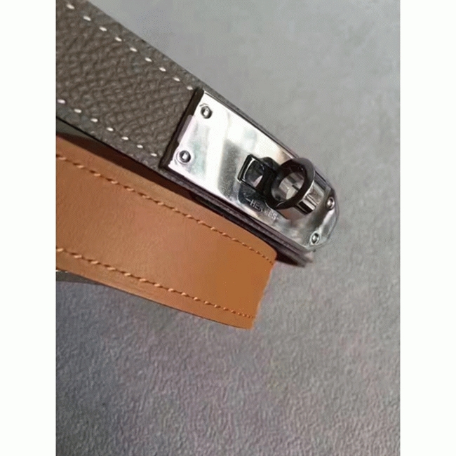 Etoupe epsom fake designer H**me5 Kelly belt