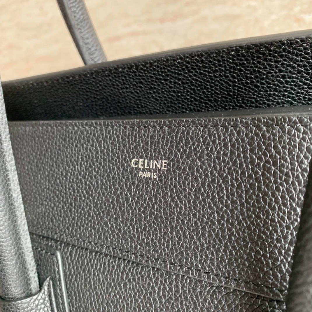Ce1i*e Mini Luggage Tote Bag Fake in Black
