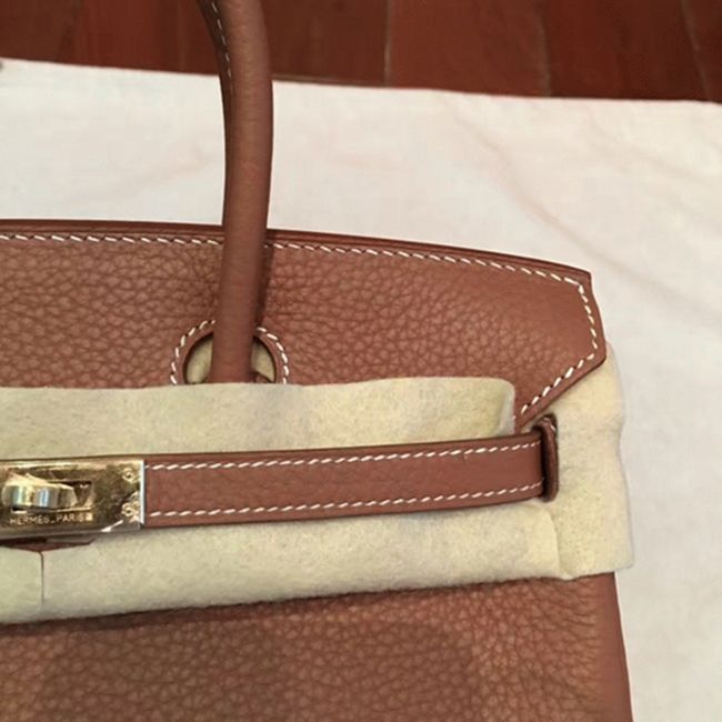 1:1 Premium Brown H**me5 Birkin 25cm Fake Bag