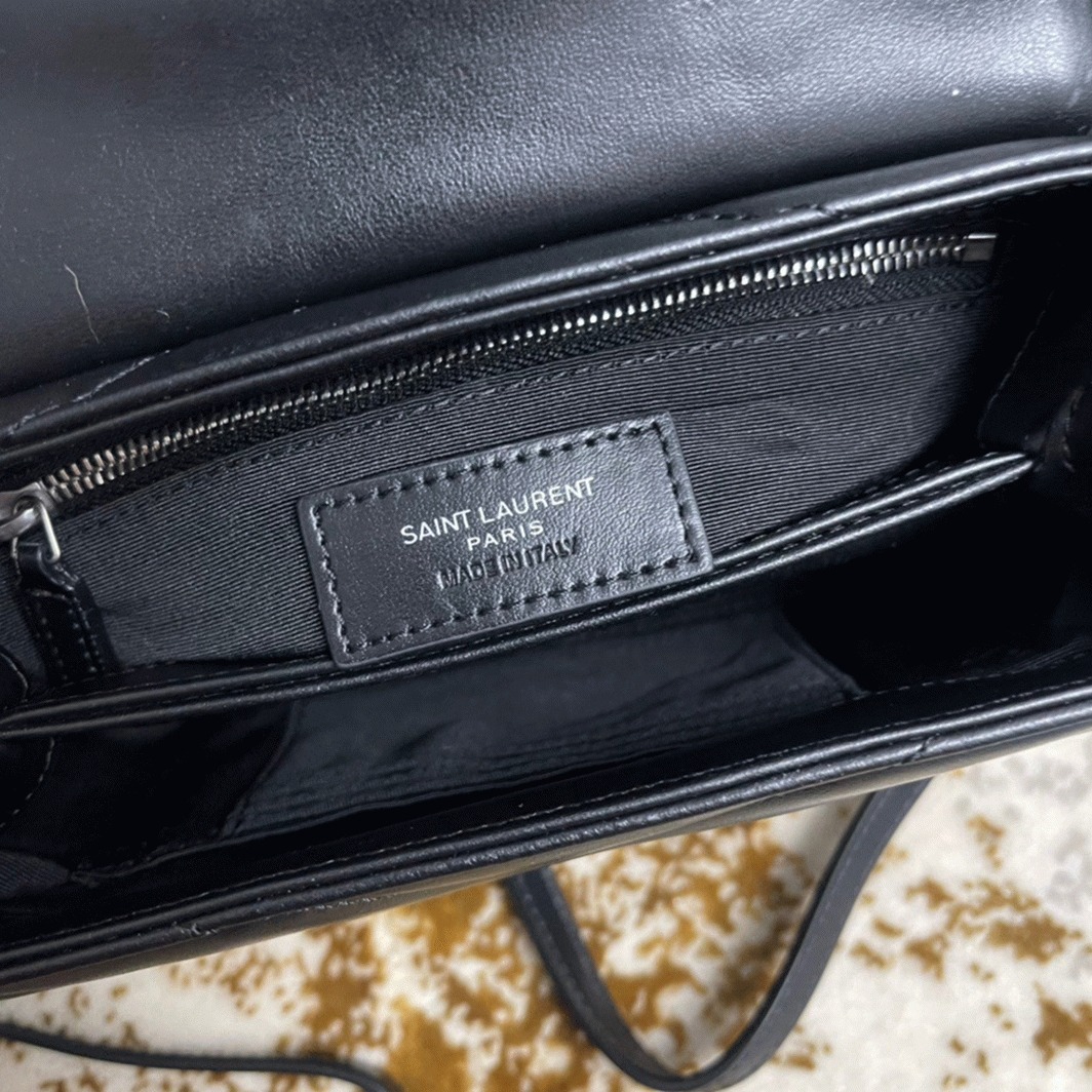 Replica Sa1nt Lau*nt LouLou Toy Strap Bag Noir