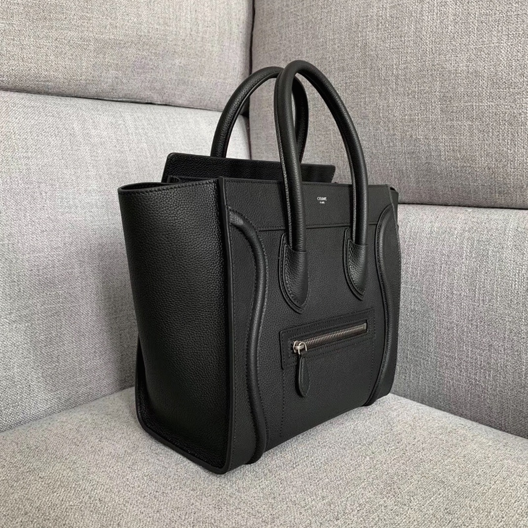 Ce1i*e Micro Luggage Tote Bag Replica in Black