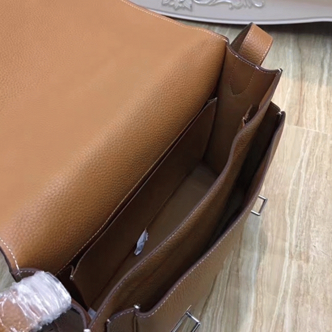 Brown Fake Designer H**me5 Steve Messenger Bag