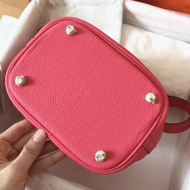 Rose lipstick cheap replica H**me5 Picotin Lock 18cm handbag