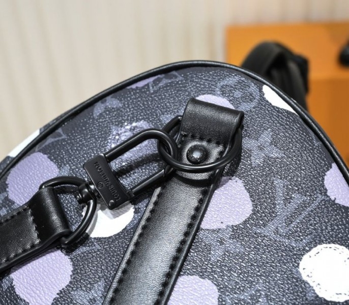 L0vis Vvtt0n X YK Monogram Eclipse Keepall 45 Bandouliere Travel Bag