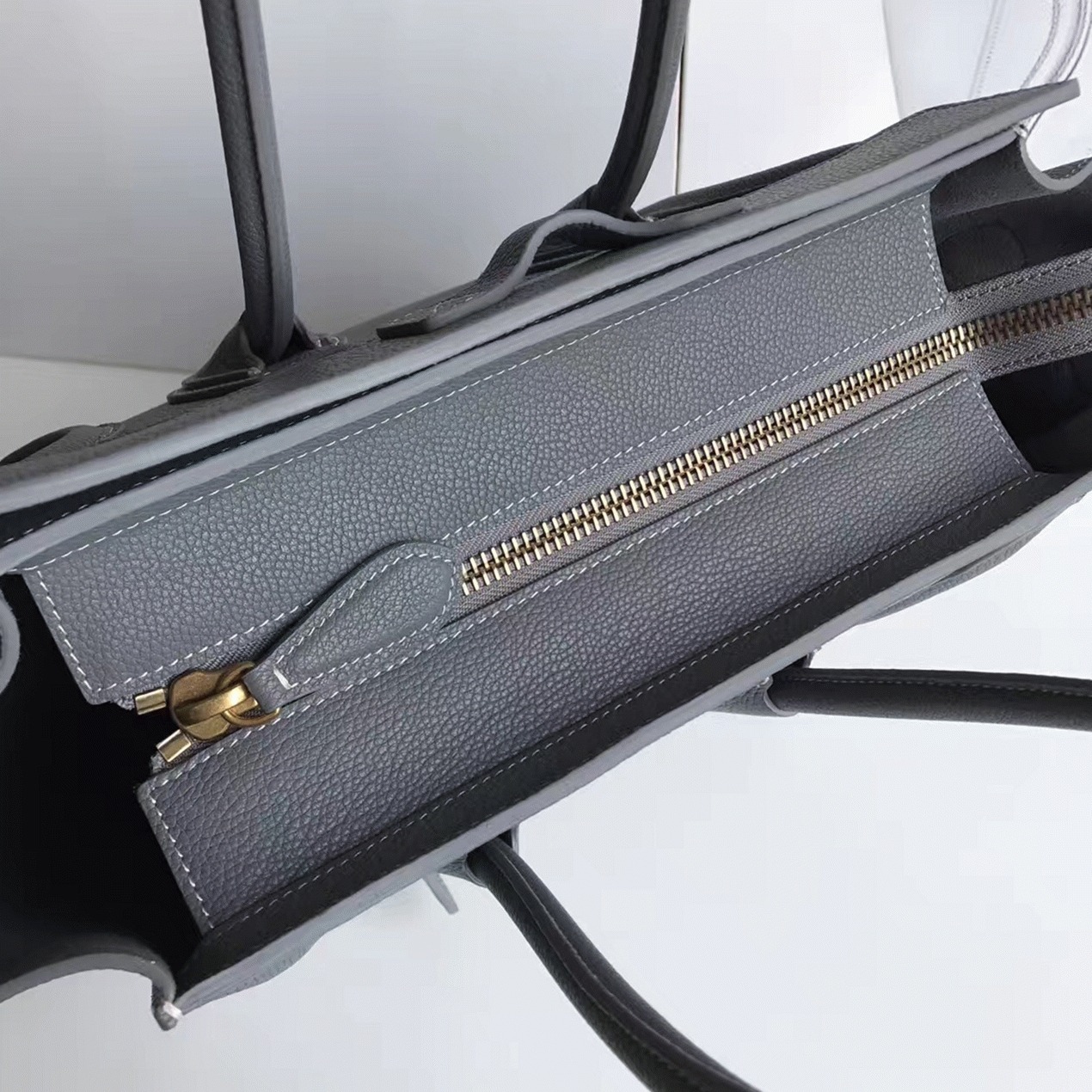 Ce1i*e Micro Luggage Tote Bag Faux in Kohl
