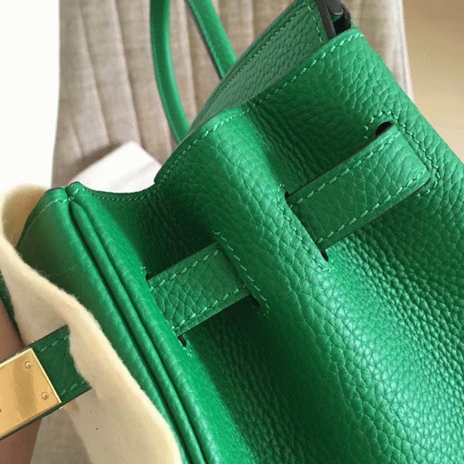 Bamboo Tone Premium Fake H**me5 Birkin 35cm Handbag