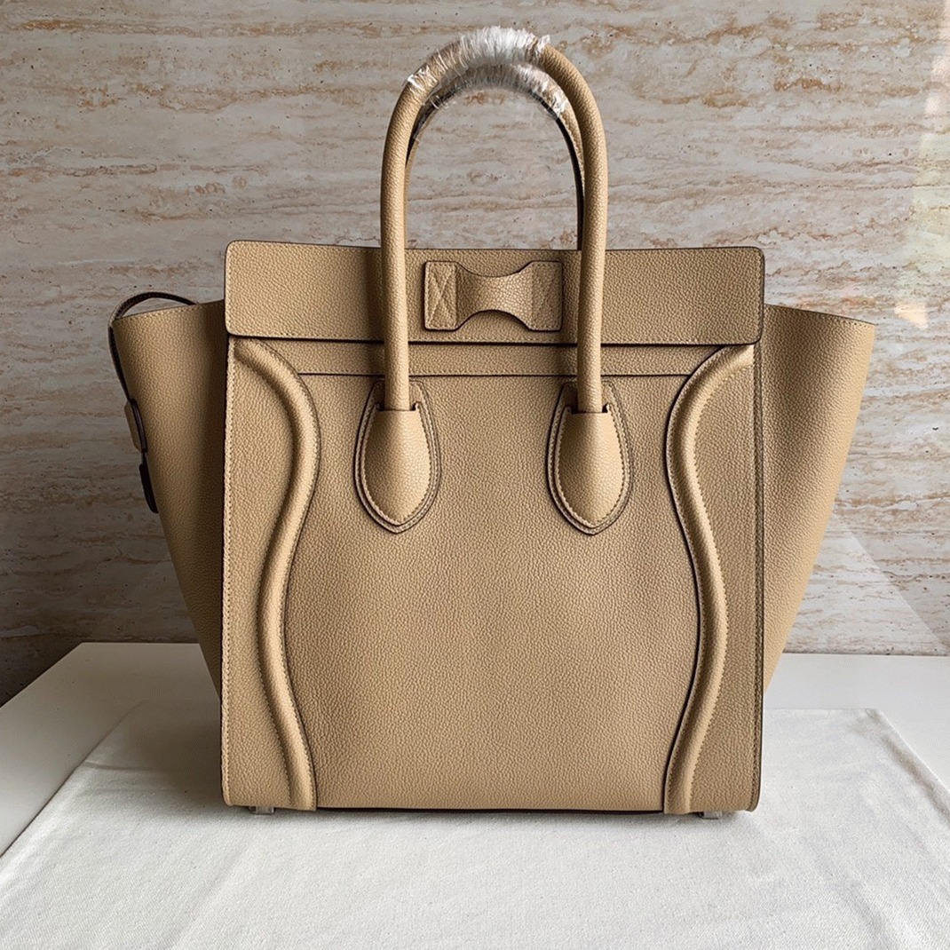 Ce1i*e Mini Luggage Tote Bag Replica in Dune