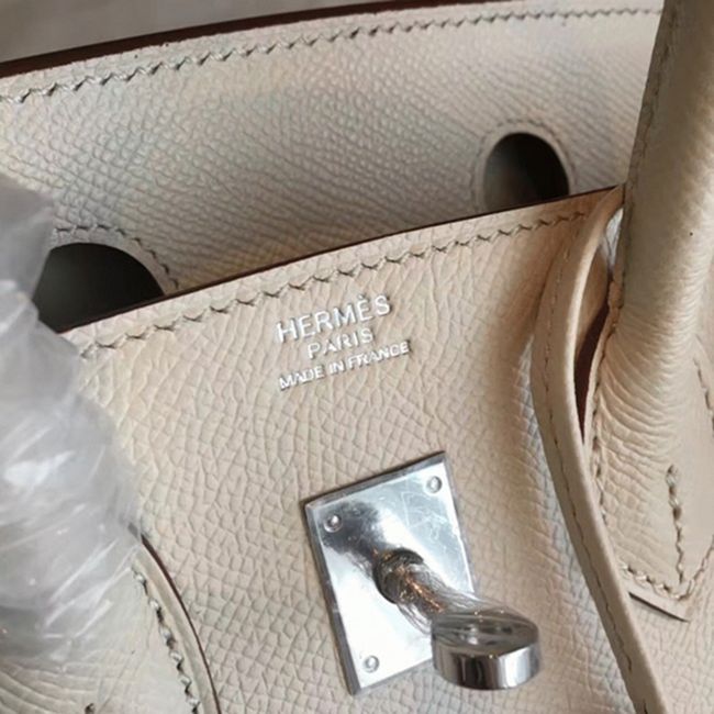 Beige H**me5 Birkin 25cm Affordable Copy