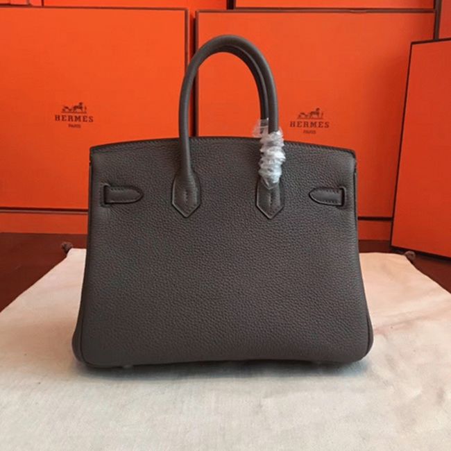 Vert Gris H**me5 Birkin 25cm High-End Copy Handbag