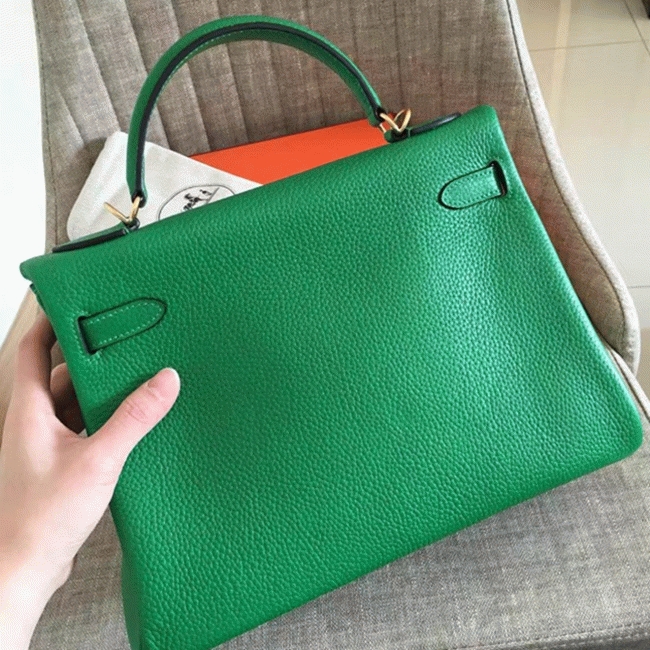 Bamboo Clemence Replica H**me5 Kelly Retourne 28cm Handbag