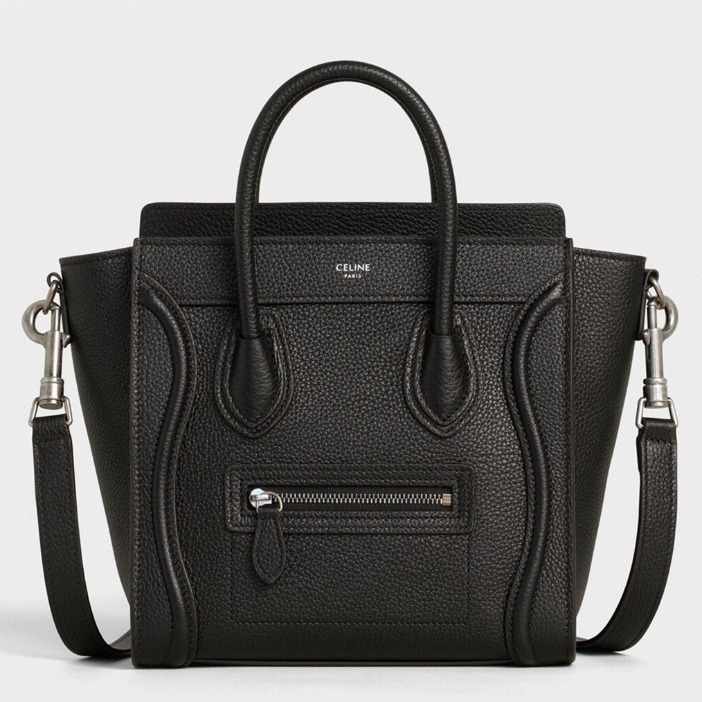 Ce1i*e Nano Luggage Tote Bag Replica in Black