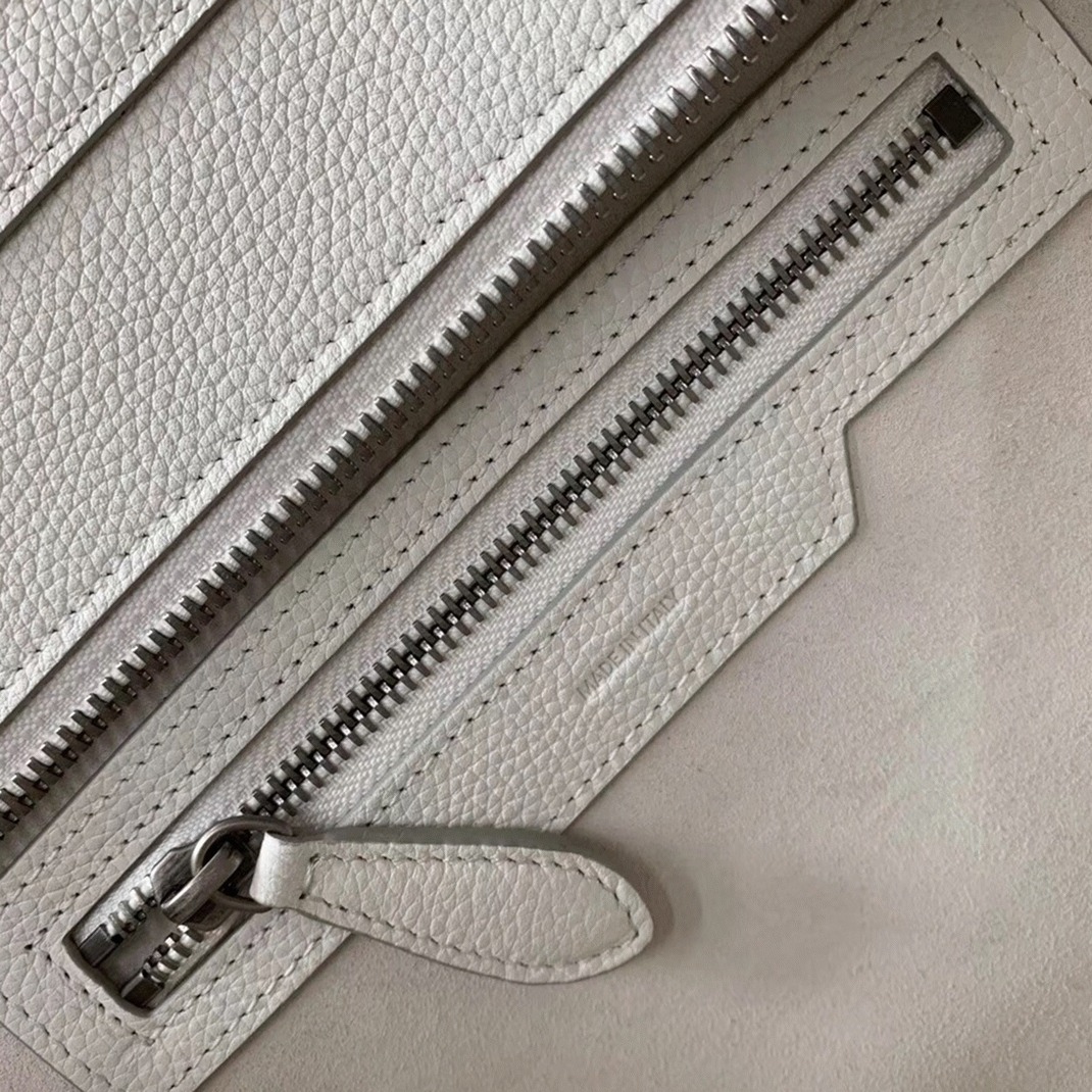 Ce1i*e Micro Luggage Tote Bag Fake in White