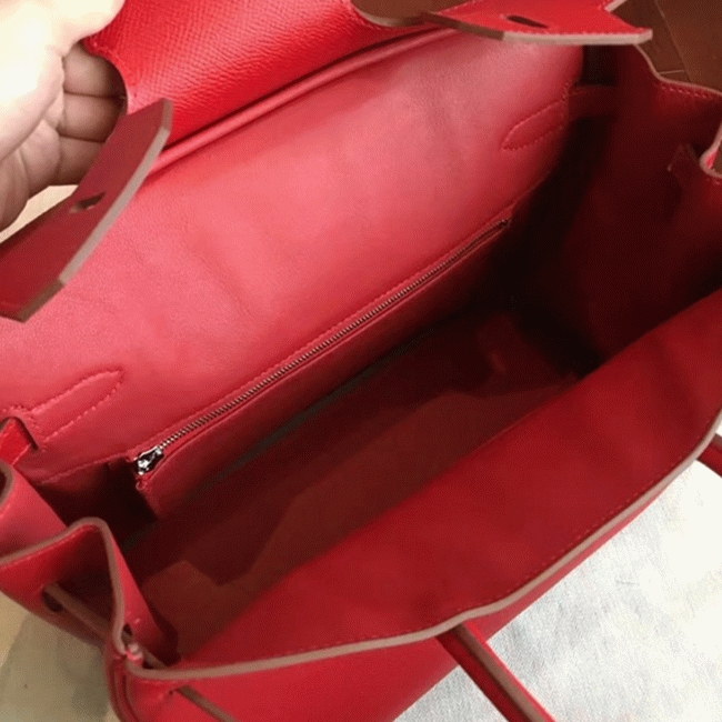 Premium Quality Red Fake H**me5 Birkin 35cm Handbag