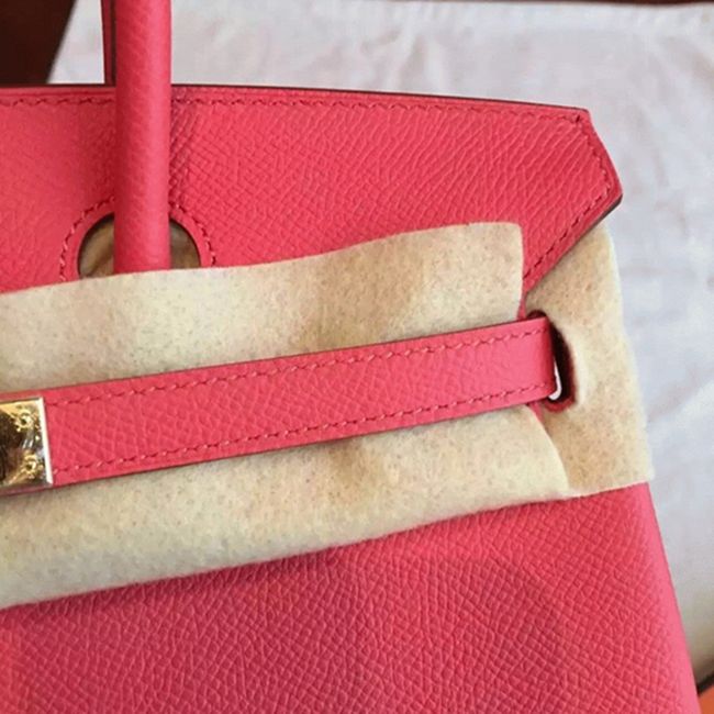 Rose Red H**me5 Birkin 25cm AAA Imitation