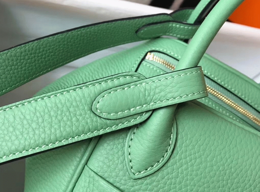 Knockoff H**me5 Lindy Mini handbag in vert criquet color