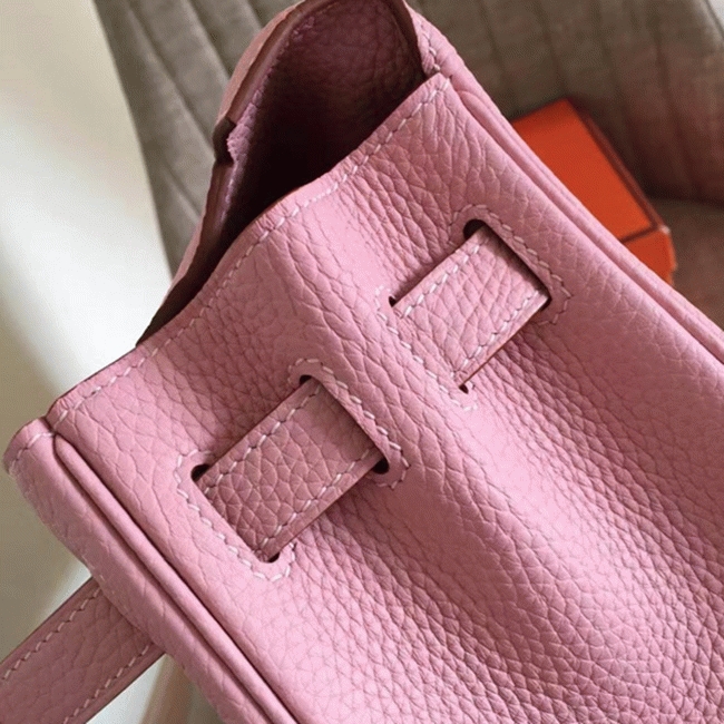 Pink Clemence Replica H**me5 Kelly Retourne 32cm Tote
