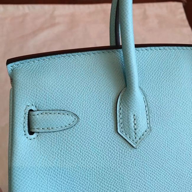 Blue Atoll H**me5 Birkin 25CM High-End Replica