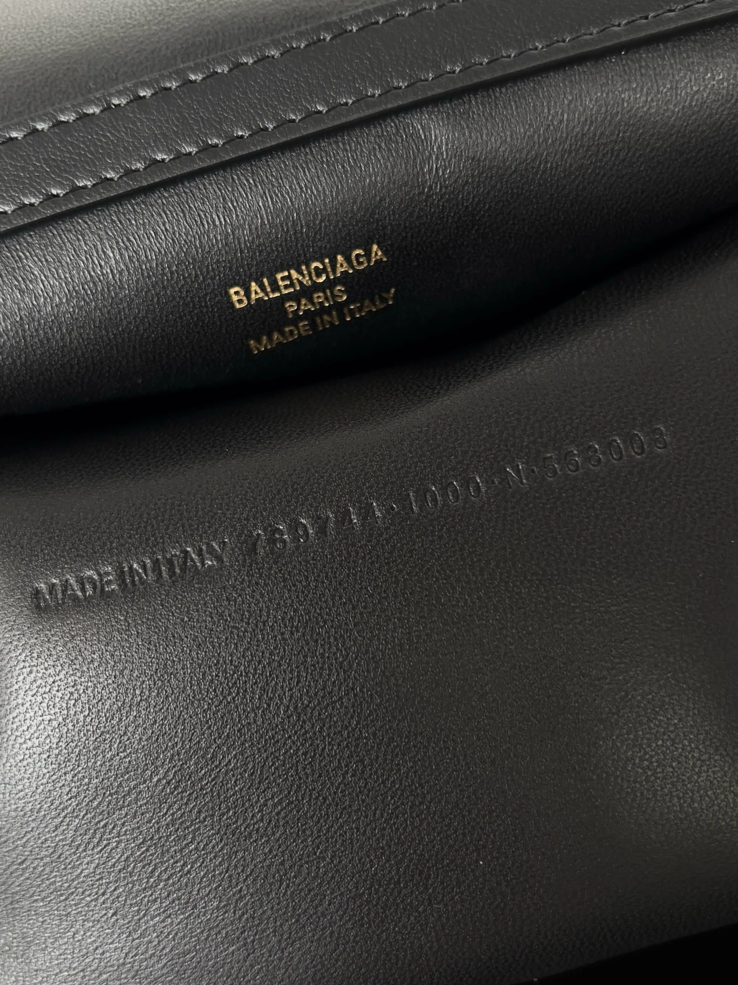 Knockoff Ba1en*iaga Rodeo Large Bag Black Calfskin