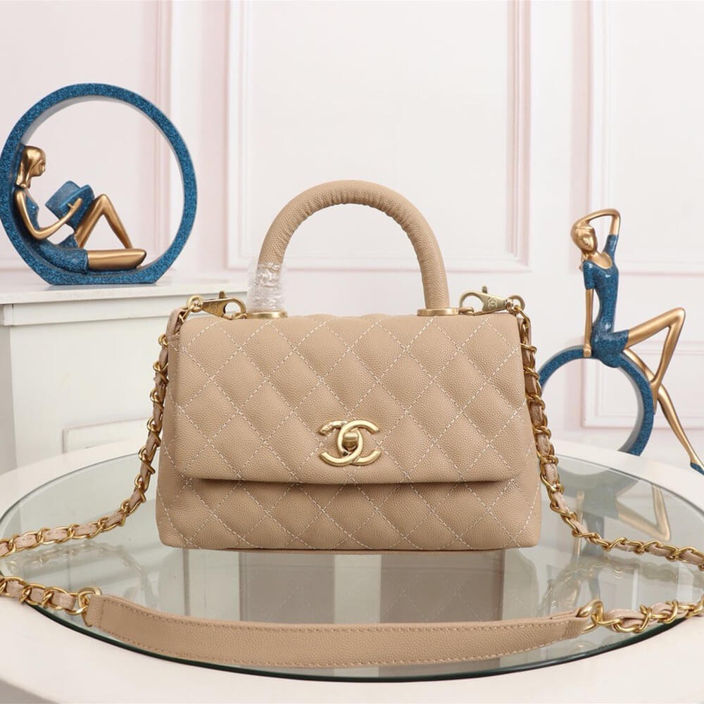 Ch**el Coco handle flap shoulder bag PM