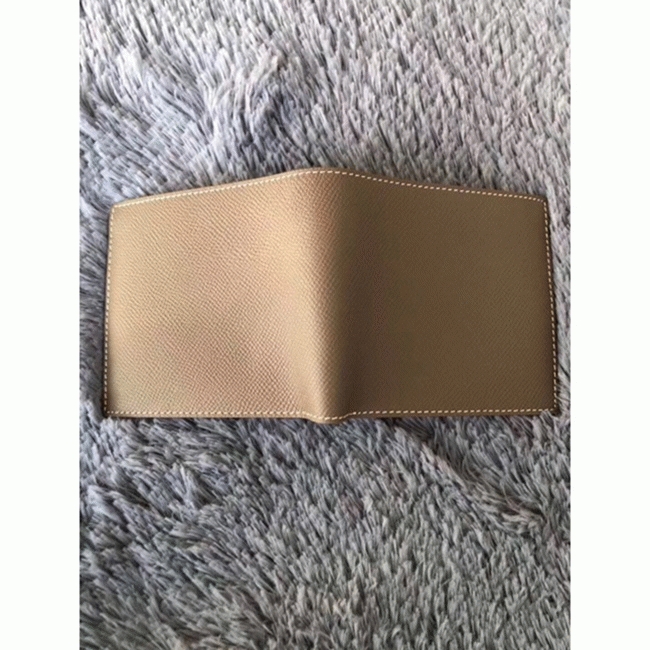 Taupe best replica H**me5 Copernic compact wallet