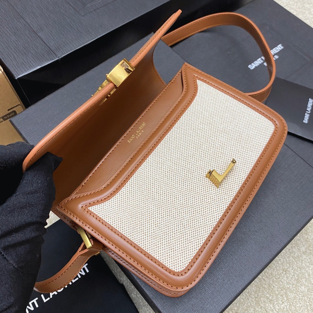 Fake Sa1nt Lau*nt Small Solferino Bag Canvas
