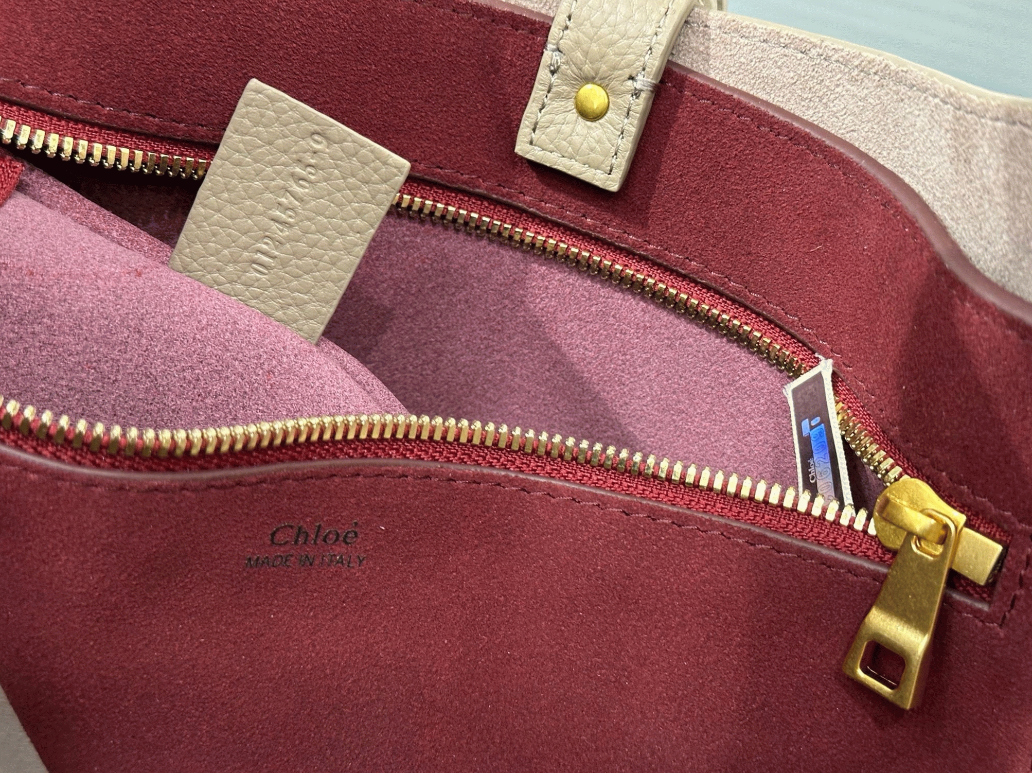 Top Quality Fake Chloe Marcie Hobo Bag in Grey Grained Leather
