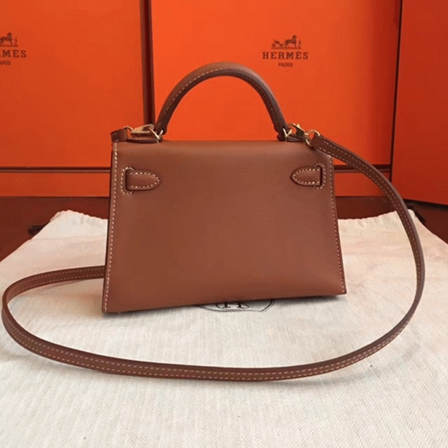 Gold Swift Replica H**me5 Kelly 20cm Premium Quality Bag