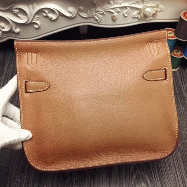 Brown replica H**me5 Jypsiere 34cm handbag
