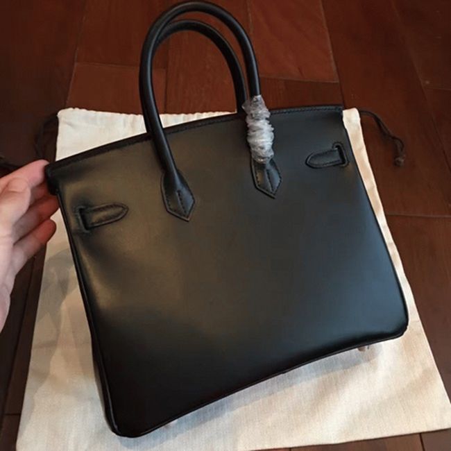 Classic Black H**me5 Birkin 25cm Luxury Replica