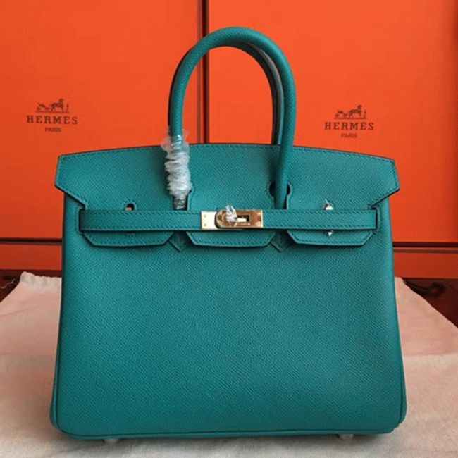 Blue Paon H**me5 Birkin 25cm High-End Replica