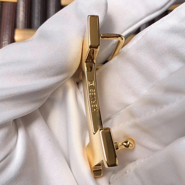 Knockoff H**me5 Mini Constance belt buckle crafted in taupe epsom
