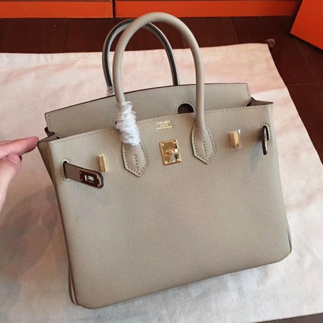 Top-Tier Grey H**me5 Birkin 25cm AAA Replica