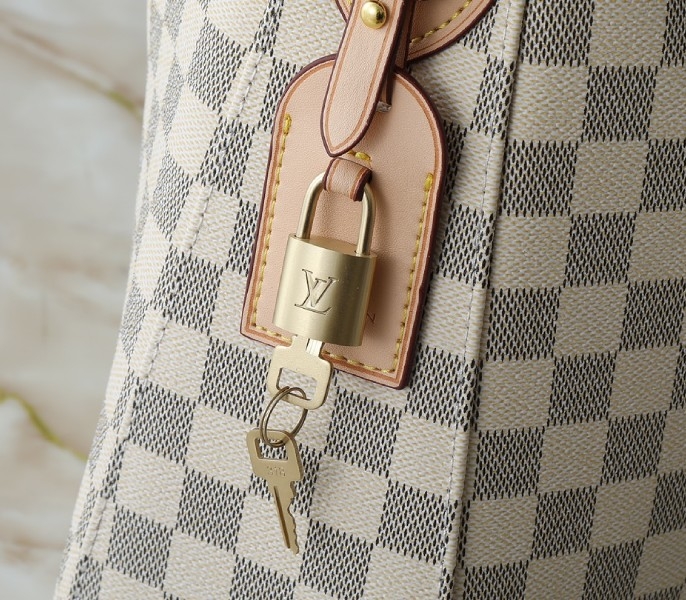 LV Damier Azur Slouchy MM