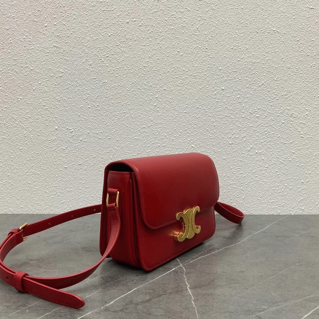 Top Quality Knockoff Ce1i*e Triomphe Teen Bag In Red