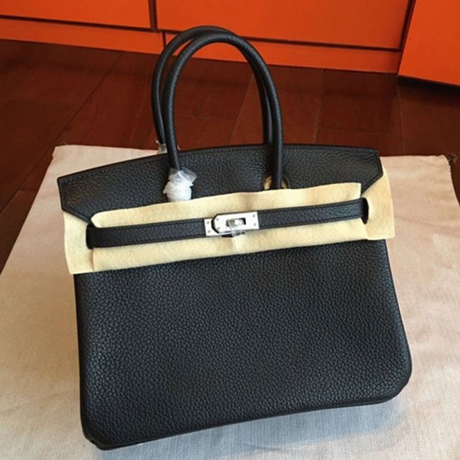 AAAAA Class Black H**me5 Birkin 25cm Copy Bag