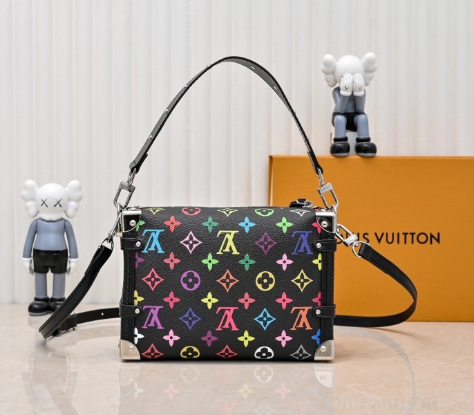 LV X TM Multicolored Side Trunk MM In Black