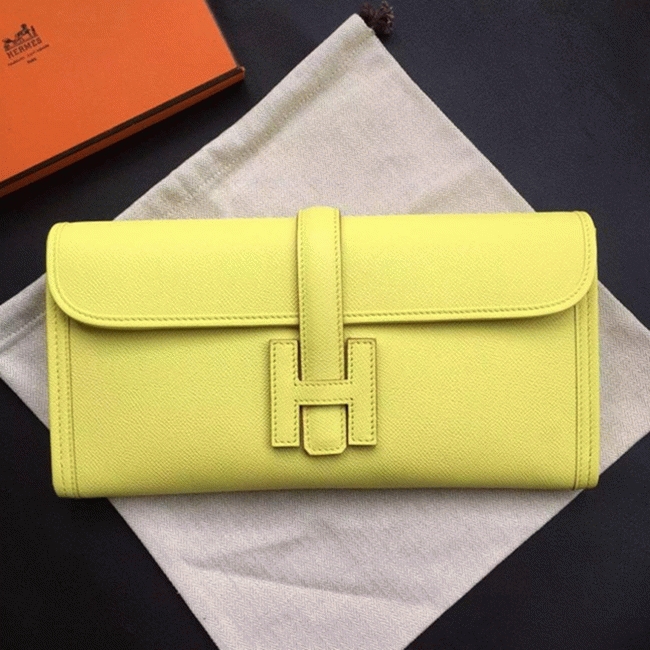 Soufre knockoff H**me5 Jige Elan clutch bag