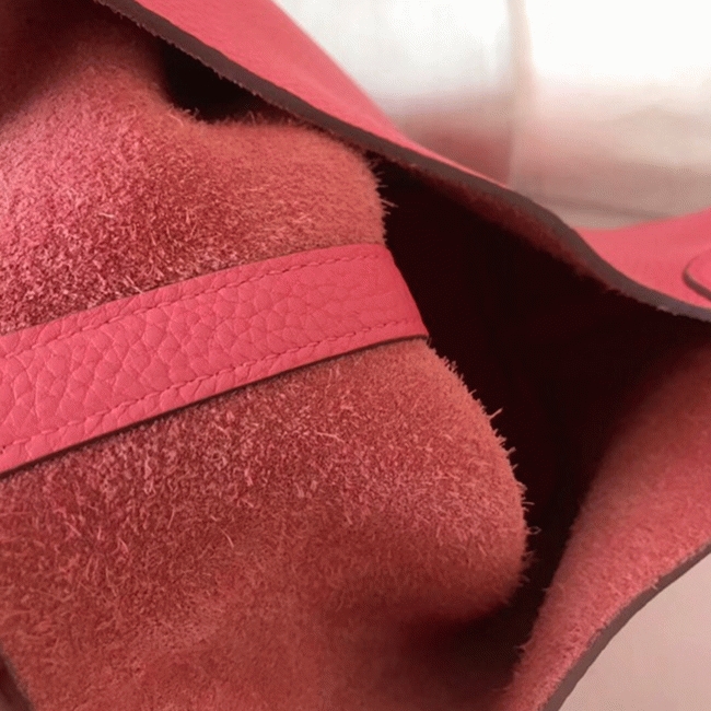 Rose lipstick cheap replica H**me5 Picotin Lock 18cm handbag
