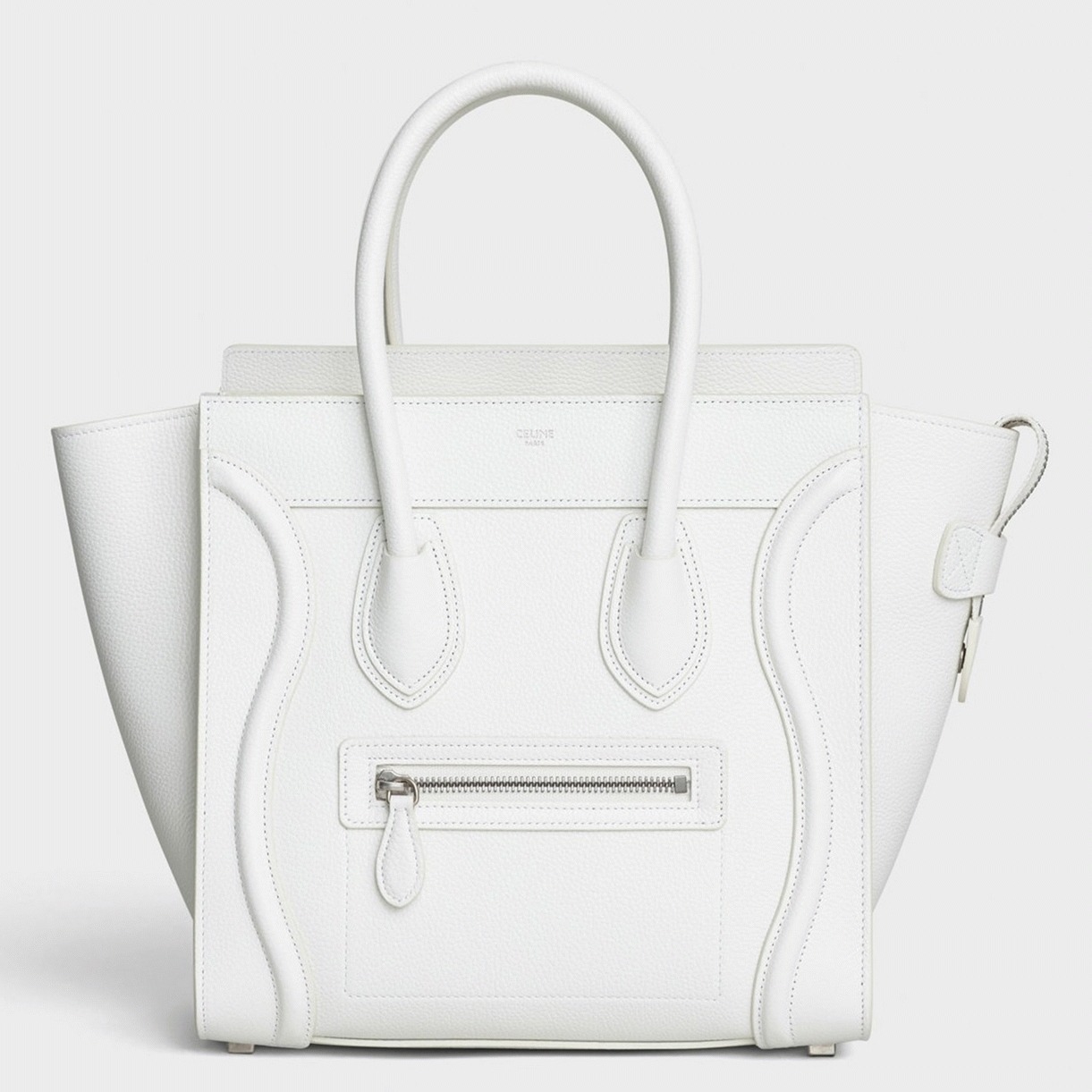 Ce1i*e Micro Luggage Tote Bag Fake in White